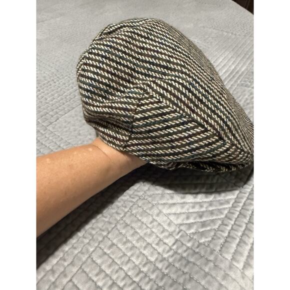 Vintage Men British Cap Failsworth, Norwich Fibers Quilted Inside 7 3/8 - Picture 4 of 5